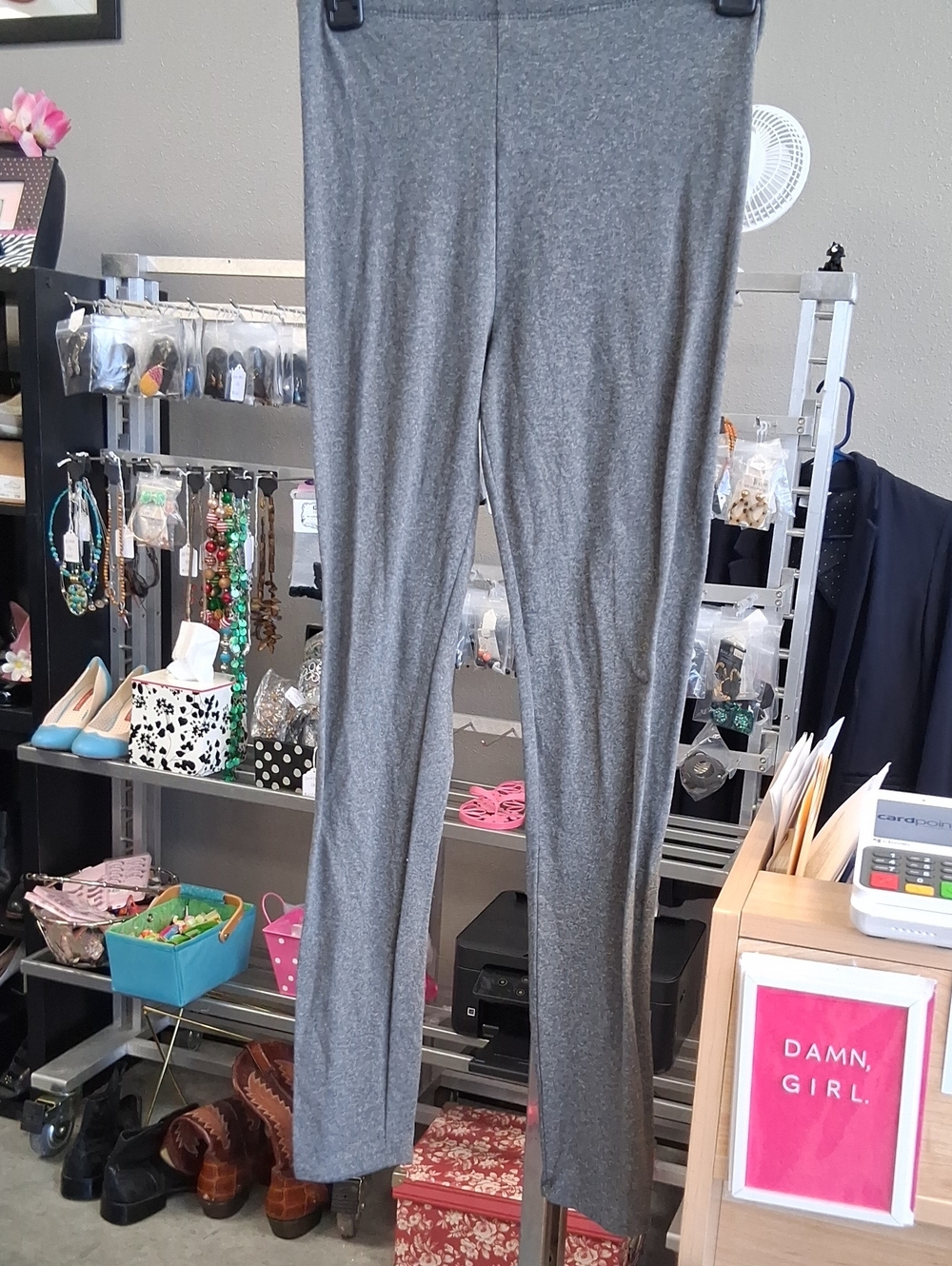 Streetwear Society Heather Gray High-Rise Leggings 9LXPUS